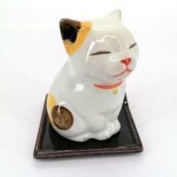 Japanese incense holder for stick and cone - NEKO