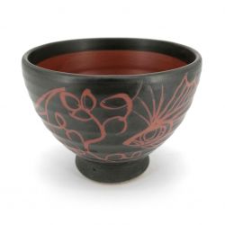 Japanische Reisschale aus Keramik - KUROKOI