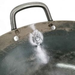 Small steel kitchen wok, 27cm, YAMANAKA