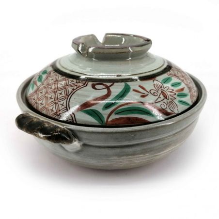 Vaso donabe in ceramica grigia - GUREFURORARU