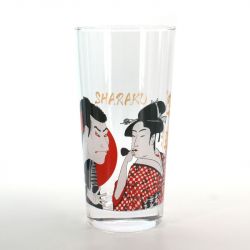 Japanese tumbler glass - UTAMARO