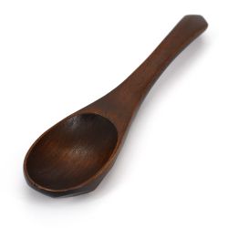 Japanese lacquered spoon in natural wood - SHIKKI