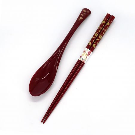  Tanaka Hashi Palillos de cocina largos japoneses, hechos en  Japón, palillos de cocina Saibashi de madera de bambú, 13 pulgadas, rojo,  13 x 0.31 pulgadas : Hogar y Cocina