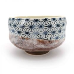 Japanese bowl for tea ceremony - ASANOHA
