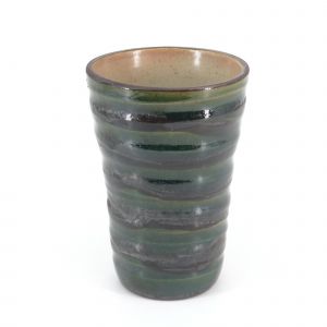 Grande tasse traditionnelle japonaise verte - MIDORI KAPPU