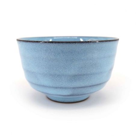 Taza de té de cerámica japonesa, azul claro - AOI MAGUKAPPU