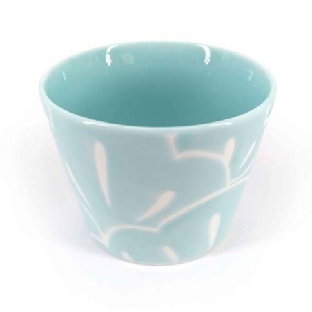 Tazza da tè in ceramica giapponese, blu e bianca - MATSU