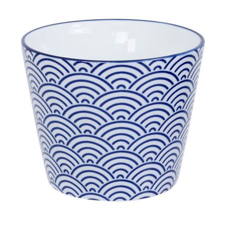 Japanese blue ceramic mug - AOKAPPU