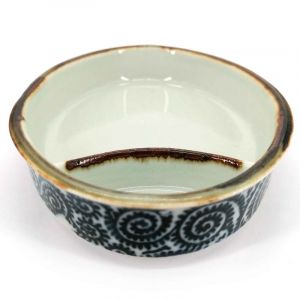 Plato de cerámica con compartimento para salsa - KARAKUSA