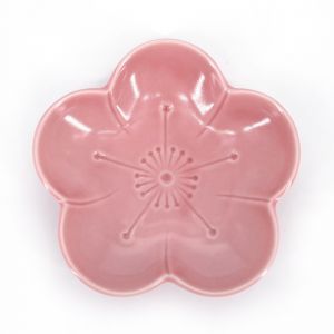 Plum blossom small plate, pink - UME
