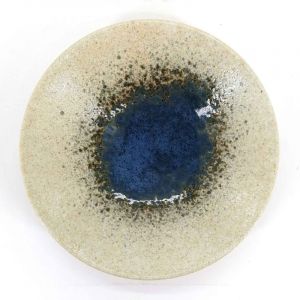 Japanese ceramic plate Blue - AOI