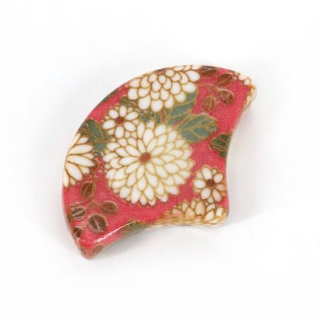 Japanese ceramic chopsticks rest - ITTAI - red