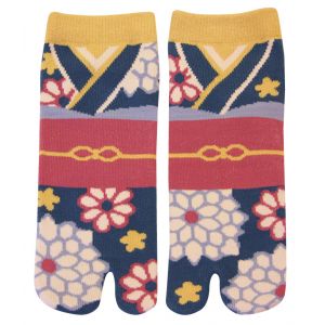 Japanese cotton tabi socks, KIMONO