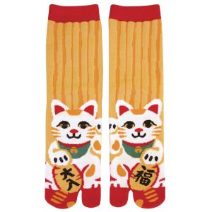 Japanese cotton tabi socks, MANEKINEKO