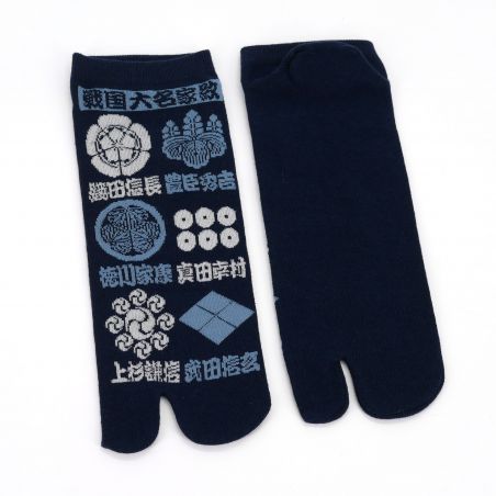 Japanese cotton tabi socks with rabbit pattern, USAGI, color of your choice, 22 - 25cm