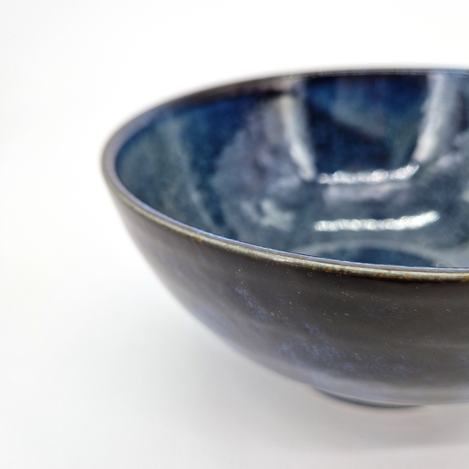 Cuenco japonés de ramen de cerámica, turquesa - TAKOIZU