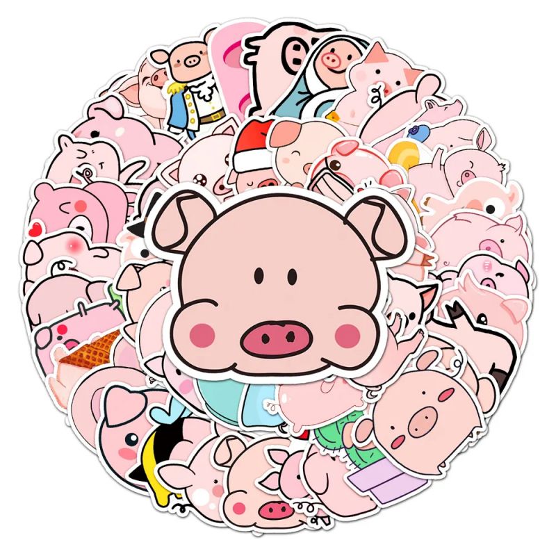 Set de 50 pegatinas japonesas, Kawaii Animal Stickers - DOBUTSU