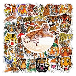 Set di 50 adesivi giapponesi, Kawaii Tiger Stickers-TORA