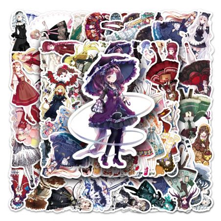 Lotto di 50 adesivi giapponesi, Kawaii Girly Stickers-GARI NA
