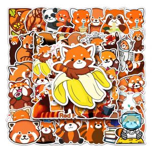 Lot of 50 Japanese stickers, Kawaii Red Panda Stickers-RESSAPANDA