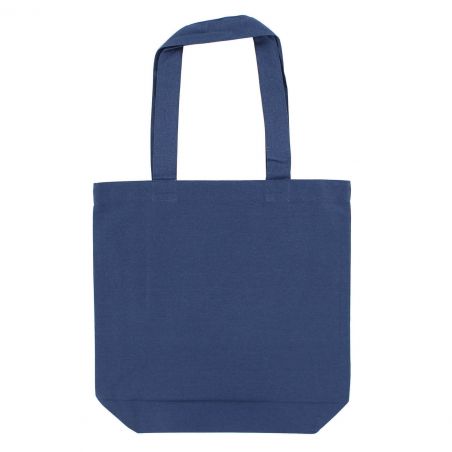Navy blue Shiba Dog 100% cotton tote bag - AOI SHIBA