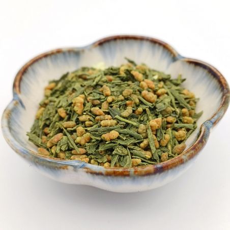 Thé vert japonais grillé au Matcha, MATCHA IRI GENMAICHA / MASUDAEN, 100g