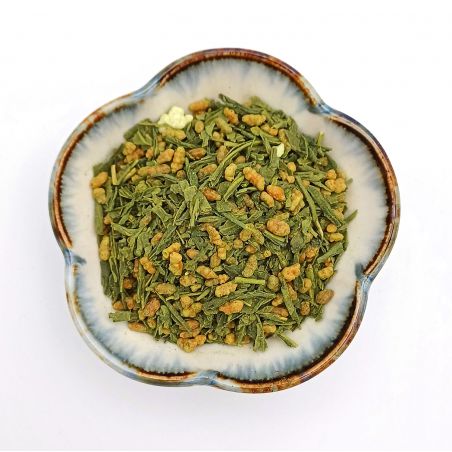 Thé vert japonais grillé au Matcha, MATCHA IRI GENMAICHA / MASUDAEN, 100g