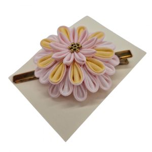 Handmade Japanese Pink hair clip, NIJUGO, 25