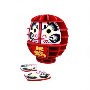 Arte de papel de rompecabezas Daruma, SI-GU-MI PLUS