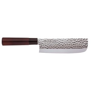 Coltello da cucina giapponese martellato per tagliare le verdure, NAKIRI, 16,5 cm