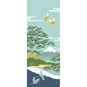 Serviette de toilette en coton, TENUGUI, Miho Matsubara, Scenery