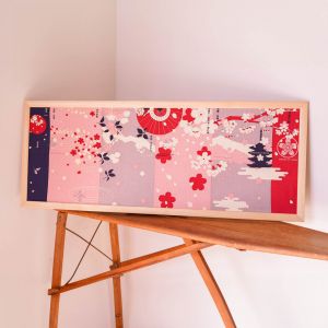 Baumwollhandtuch, TENUGUI, Sakura Flowers, SAKURA NO HANA