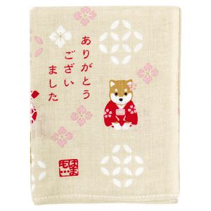 Mouchoir japonais en coton, motif Chien Shiba, SHIBAINU 1