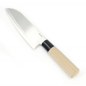 Couteau de cuisine japonais pour tout type d'aliments, SANTOKU, 17cm