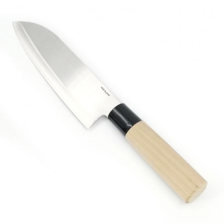 Coltello da cucina giapponese per tutti i tipi di cibo, SANTOKU, 17cm