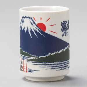 Taza de té blanco japonés Monte Fuji - FUJISAN