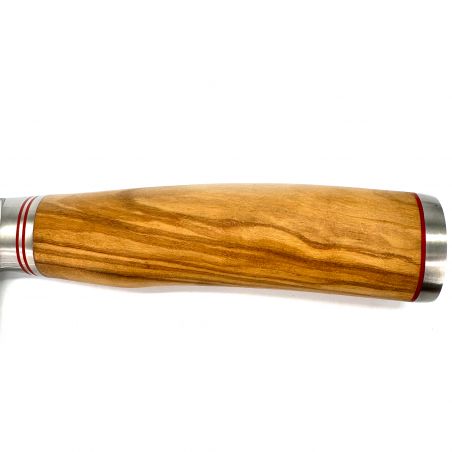 Cuchillo de trinchar grande con mango de olivo - Orivu~ie - 17cm