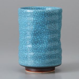 japanische Teetasse, YUNOMI, blau