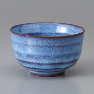 Taza de té de cerámica japonesa, azul claro - AOI MAGUKAPPU