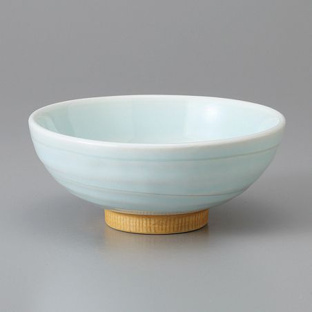 Pastel blue Japanese rice bowl - PASUTERU