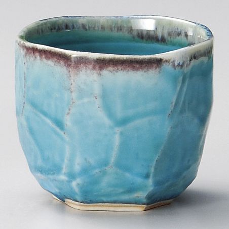 Cuenco de cerámica para ceremonia del té, azul océano - KAIYO