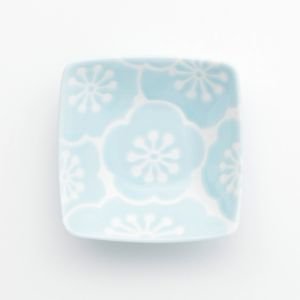 Petite coupelle japonaise en céramique, bleu et blanc - UME