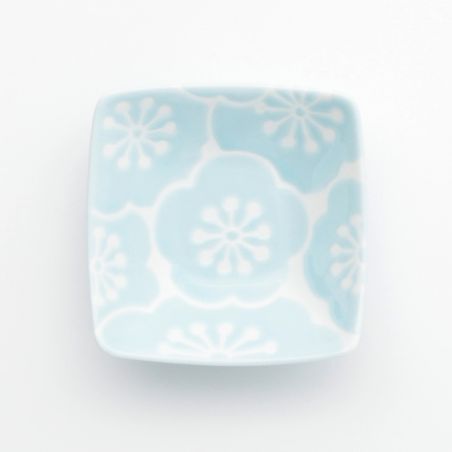 Small Japanese ceramic bowl, blue and white - UME