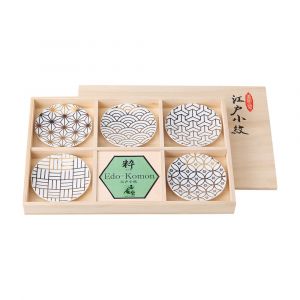 Set of 5 small white ceramic bowls - SAMAZAMANA PATAN