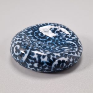 Japanese chopstick holder, TAKO-KARAKUSA, blue, made in Japan