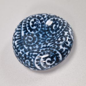 Japanese chopstick holder, TAKO-KARAKUSA, blue, made in Japan