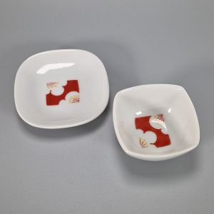Keramikgefäß- und Untertassen-Set - UME SHIROI