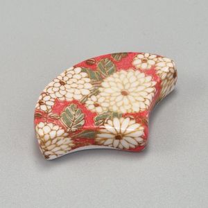 Japanese ceramic chopsticks rest - ITTAI - red