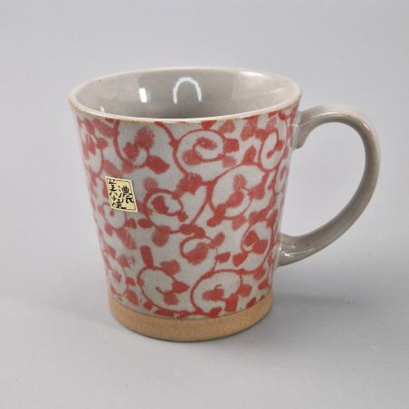 Tazza in ceramica rossa giapponese - AKA KARAKUSA