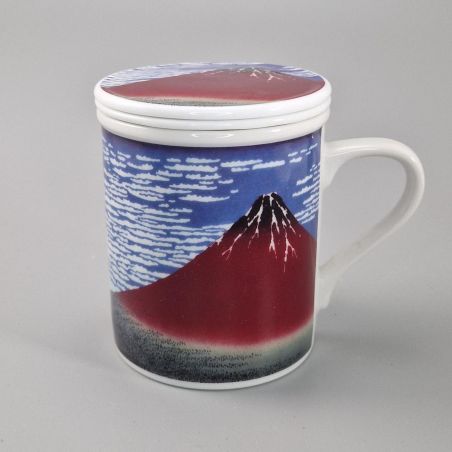 japanische traditionelle Tasse, GAIFÛKAISEI, Mount Fuji